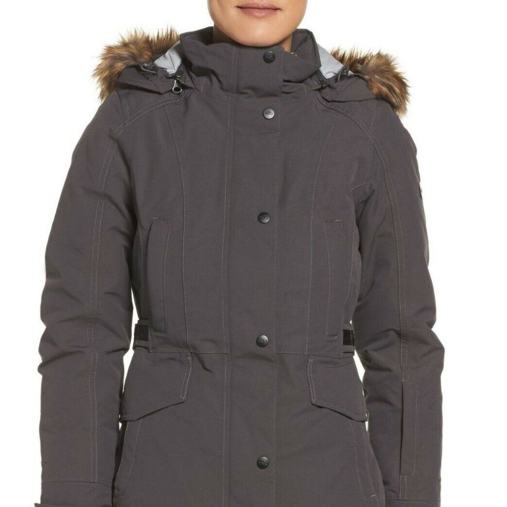 North Face Tremaya Parka Sz S (NWOT) Grey